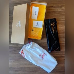 Christian Louboutin Pigalle Spike Studded Clutch Bag/Clutch